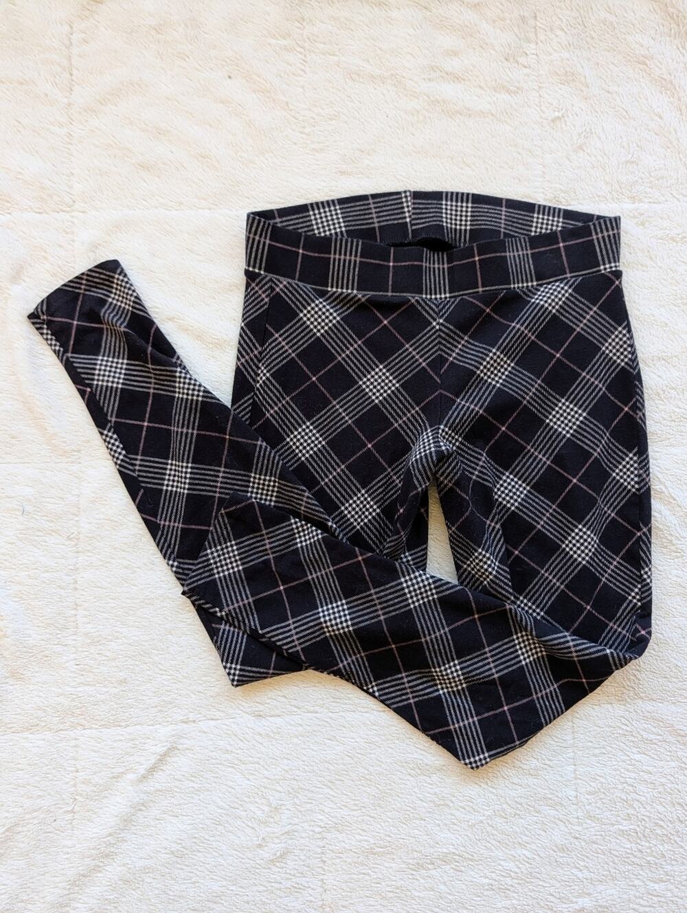 Torrid Mid Rise Plaid Leggings